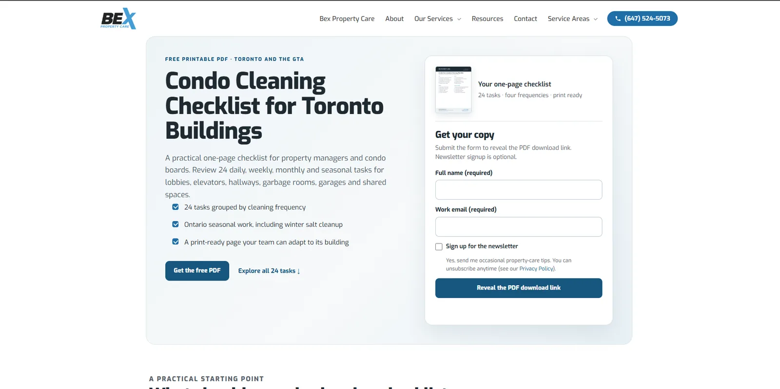 BEX Property Care — Screenshot 2