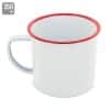 MUG METÁLICA ESMALTADA “RETRO” REBORDE - Imagen 3