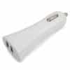 CARGADOR DE COCHE DOBLE USB BLANCO