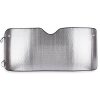 PARASOL METALICO COCHE 2 CARAS RIBETE AZUL - Imagen 2