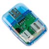 LECTOR DE TARJETAS AXER AZUL