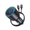 CARGADOR COCHE UGREEN 130W 2XUSB-C PD+USB-A - Imagen 5