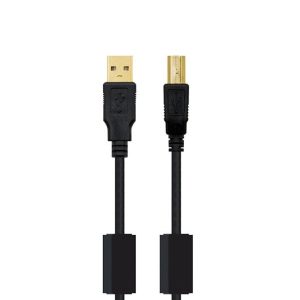 CABLE FERRITA USB-A 2.0 A USB-B 2.0 NANOCABLE 5M