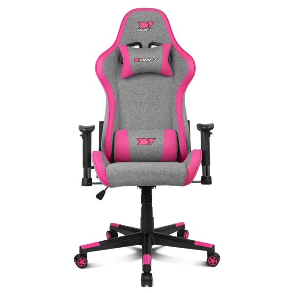 SILLA GAMING DRIFT DR90 PRO GREY-PINK - Imagen 5