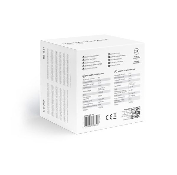 ALTAVOZ BLUETOOTH 5.0 5W NEGRO SAVIO BS-041 - Imagen 5