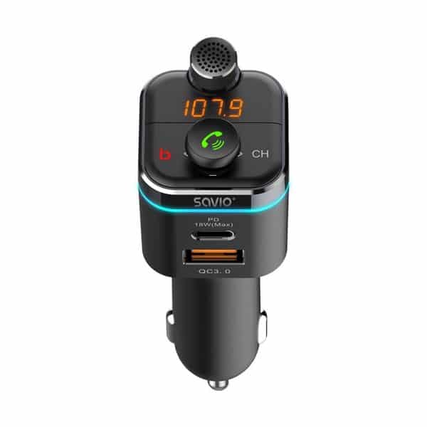 TRANSMISOR FM BLUETOOTH COCHE SAVIO TR-12 - Imagen 5