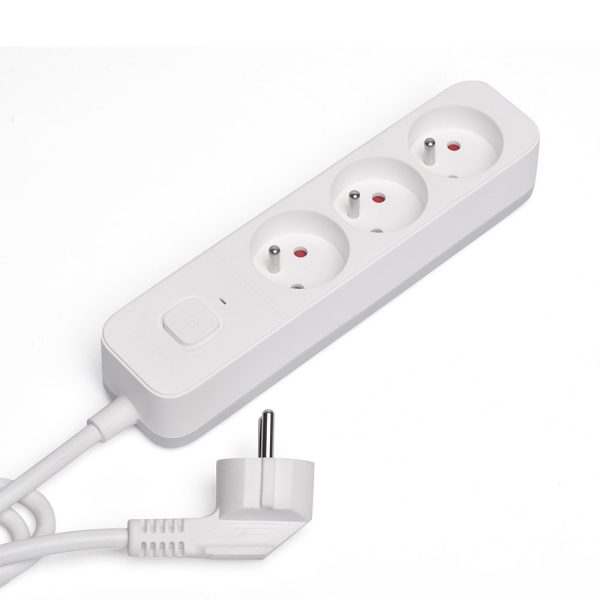 REGLETA DE 3 ENCHUFES 1.5M BLANCO SAVIO LZ-07 - Imagen 5