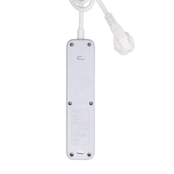 REGLETA DE 3 ENCHUFES 1.5M BLANCO SAVIO LZ-07 - Imagen 7