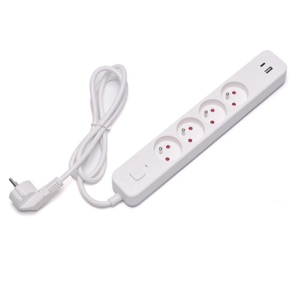 REGLETA DE 4 ENCHUFES + 2*USB 1.5M SAVIO LZ-11 - Imagen 6