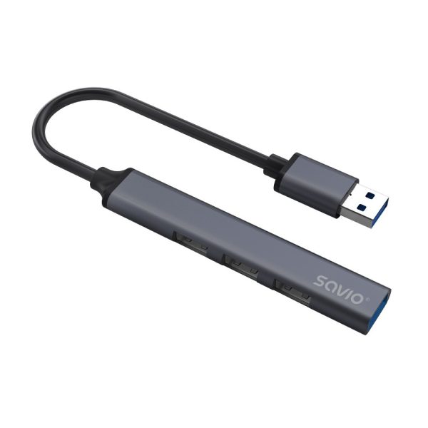 HUB USB(A) - 3 X USB(A) 2.0 + 1 X USB(A) 3.2 SAVIO - Imagen 5