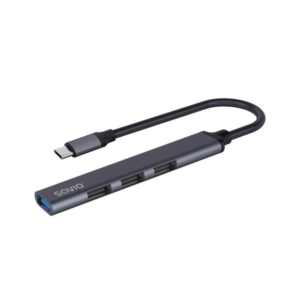 HUB USB(C) - 3 X USB(A) 2.0 + 1 X USB(A) 3.1 SAVIO - Imagen 6