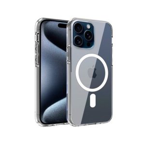 FUNDA COOL IPHONE 16 PRO MAGNETICA TRANSPARENTE