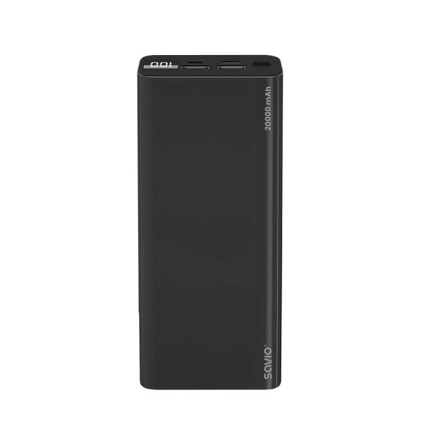 POWERBANK 20000 MAH SAVIO BA-05 NEGRO - Imagen 5