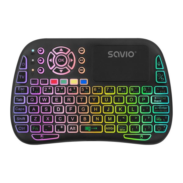 MINI TECLADO INALAMBRICO SMART TV SAVIO KW-04 - Imagen 6