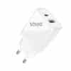 CARGADOR SAVIO LA-05 DUAL 18W USB 3.0 + CABLE - Imagen 5