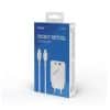 CARGADOR SAVIO LA-05 DUAL 18W USB 3.0 + CABLE - Imagen 8