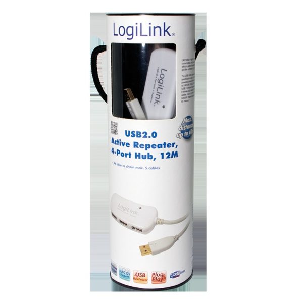 HUB 4 PUERTOS USB 2.0 LOGILINK UA0108 12METROS - Imagen 6