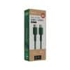 CABLE HUNE ECO USB-C A USB-C 100CM VERDE BOSQUE