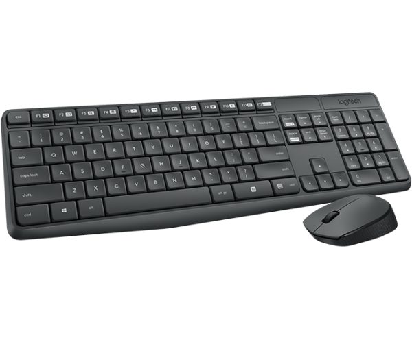 TECLADO+RATÓN LOGITECH MK235 WIRELESS NEGRO - Imagen 7
