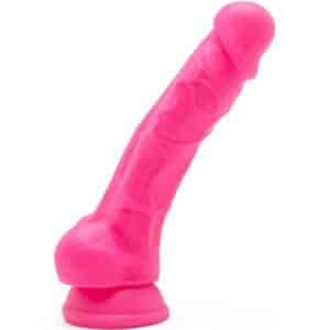 GET REAL - HAPPY DICKS 19 CM CON TESTÍCULOS ROSA