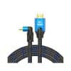 CABLE HDMI 2.1 (M) ANGULAR 8K SAVIO CL-148 3M - Imagen 2