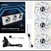VENTILADOR 120X120 LIAN LI UNIFAN TL-LCD WIRELESS BLACK - Imagen 2