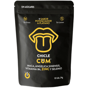 WUG SEX SENSE - CUM CHICLE AUMENTADOR DE EYACULACIÓN & SABOR A PLÁTANO DEL SEMEN 10 UNIDADES