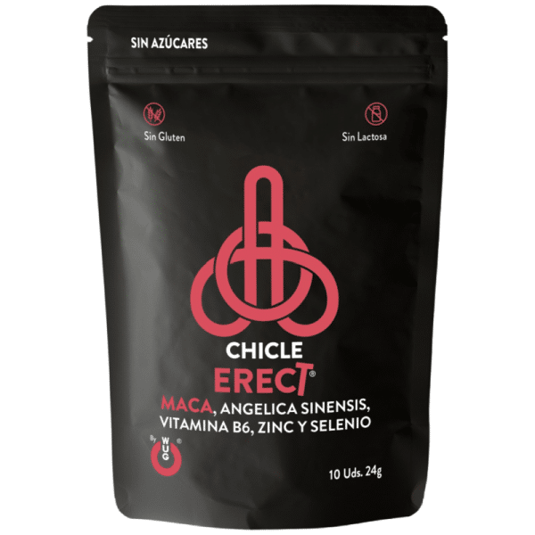 WUG SEX SENSE - ERECT CHICLE POTENCIADOR ERECCIÓN 10 UNIDADES