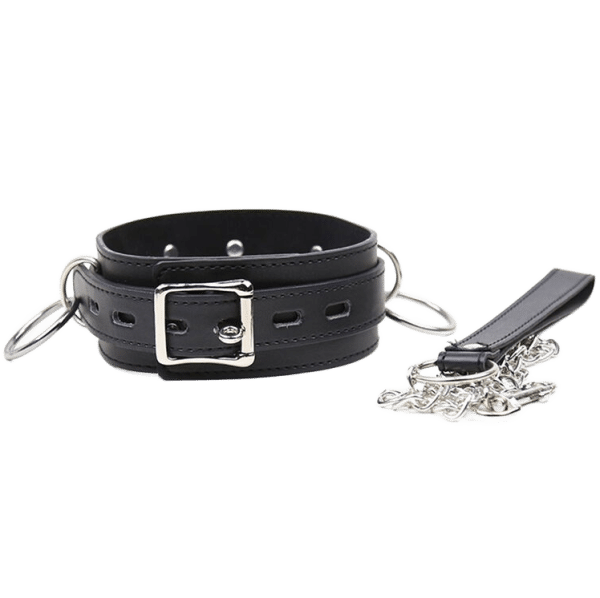 OHMAMA FETISH - COLLAR SUMISION CON 3 ANILLAS