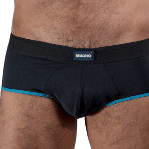 MACHO - MS24B CALZONCILLO BRIEF DARK AZUL S