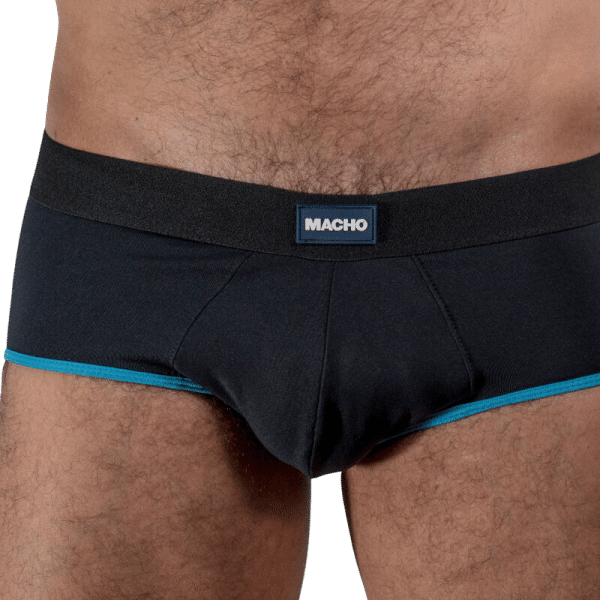 MACHO - MS24B CALZONCILLO BRIEF DARK AZUL S