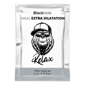 BLACK HOLE - GEL BASE AGUA DILATACIÓN ANAL 6 ML MONODOSIS