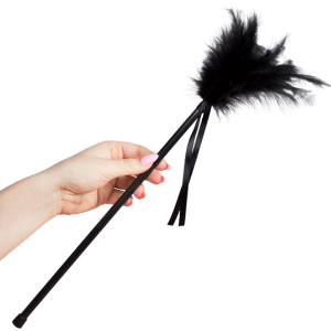 SECRETPLAY - PLUMERO PLUMAS NEGRO 40 CM
