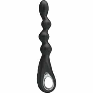 PRETTY LOVE - FEDERER VIBRADOR ANAL 12 VIBRACIONES NEGRO