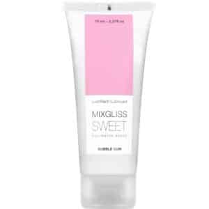 MIXGLISS - LUBRICANTE BASE AGUA SABOR A CHICLE 70 ML