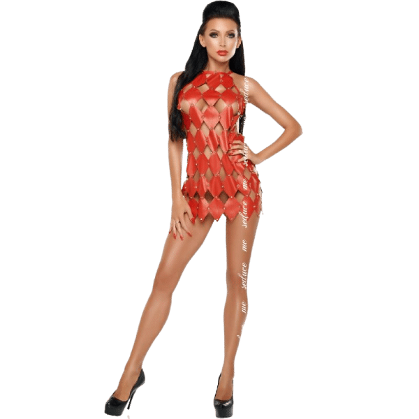 ME-SEDUCE - GWEN VESTIDO ESPALDA DESCUBIERTA ROJO S/M