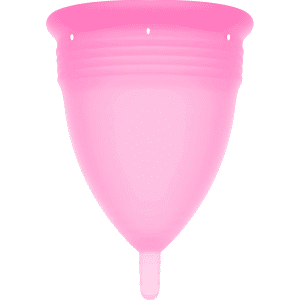 STERCUP - COPA MENSTRUAL FDA SILICONA ROSA - TALLA L