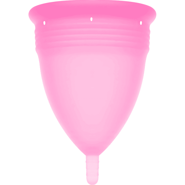 STERCUP - COPA MENSTRUAL FDA SILICONA ROSA - TALLA L