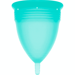 STERCUP - COPA MENSTRUAL FDA SILICONA AQUAMARINA - TALLA S