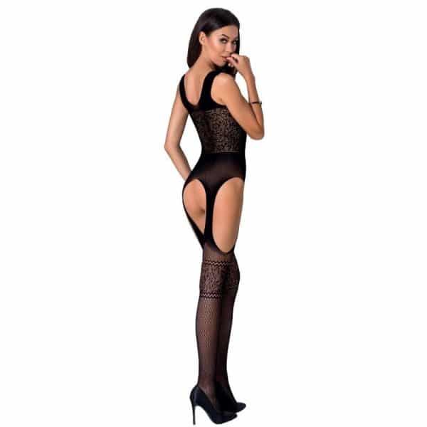PASSION - WOMAN BS061 BODYSTOCKING NEGRO TALLA ÚNICA