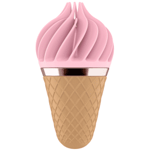 SATISFYER - SWEET TREAT SPINNATOR MARRÓN & ROSA