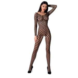 PASSION - WOMAN BS077 BODYSTOCKING TALLA ÚNICA NEGRO